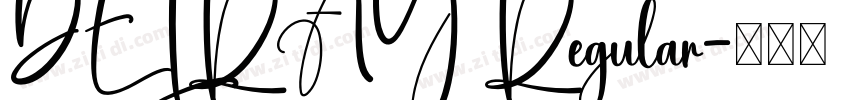 DELRAY Regular字体转换